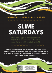 Slime Saturdays