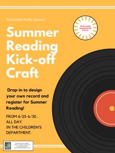 Summer Reading Kick-Off Craft