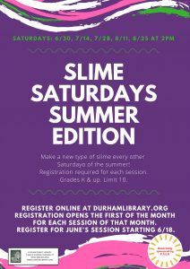 Slime Saturday Summer Edition!