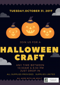 Drop-in Halloween Craft