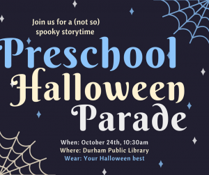 Preschool Halloween Parade