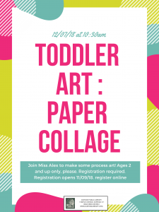 Toddler Art: Paper Collage